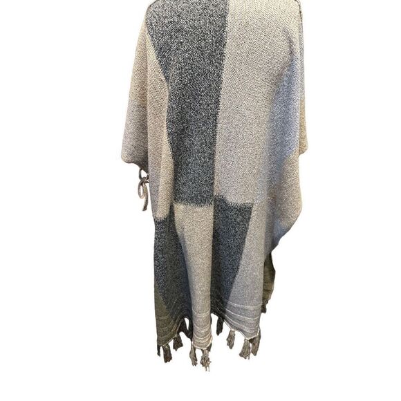 Kye Mi Women Gray Blue Sweater Kimono Cardigan oversized size Small - Picture 5 of 10